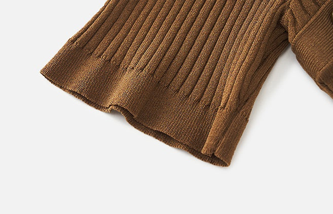 ZHUCHONGYUN silk short sleeves top and long skirt outfit set-PIPI.