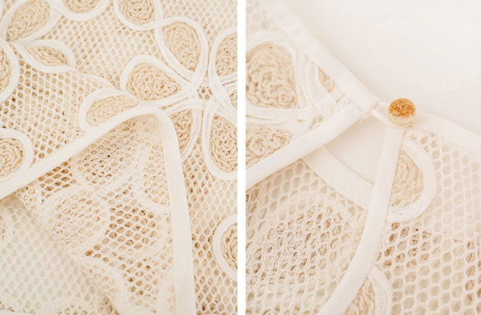 HECO Chinese three-dimensional embroidered dress two-piece dress - SQUIRM.