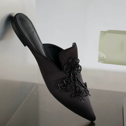 B-FEI beaded mules new Chinese style slippers-MOTO.