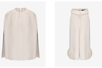 ATELIER MISS LU Off-the-Shoulder Slit Long-sleeved Silhouette Top - MARTY