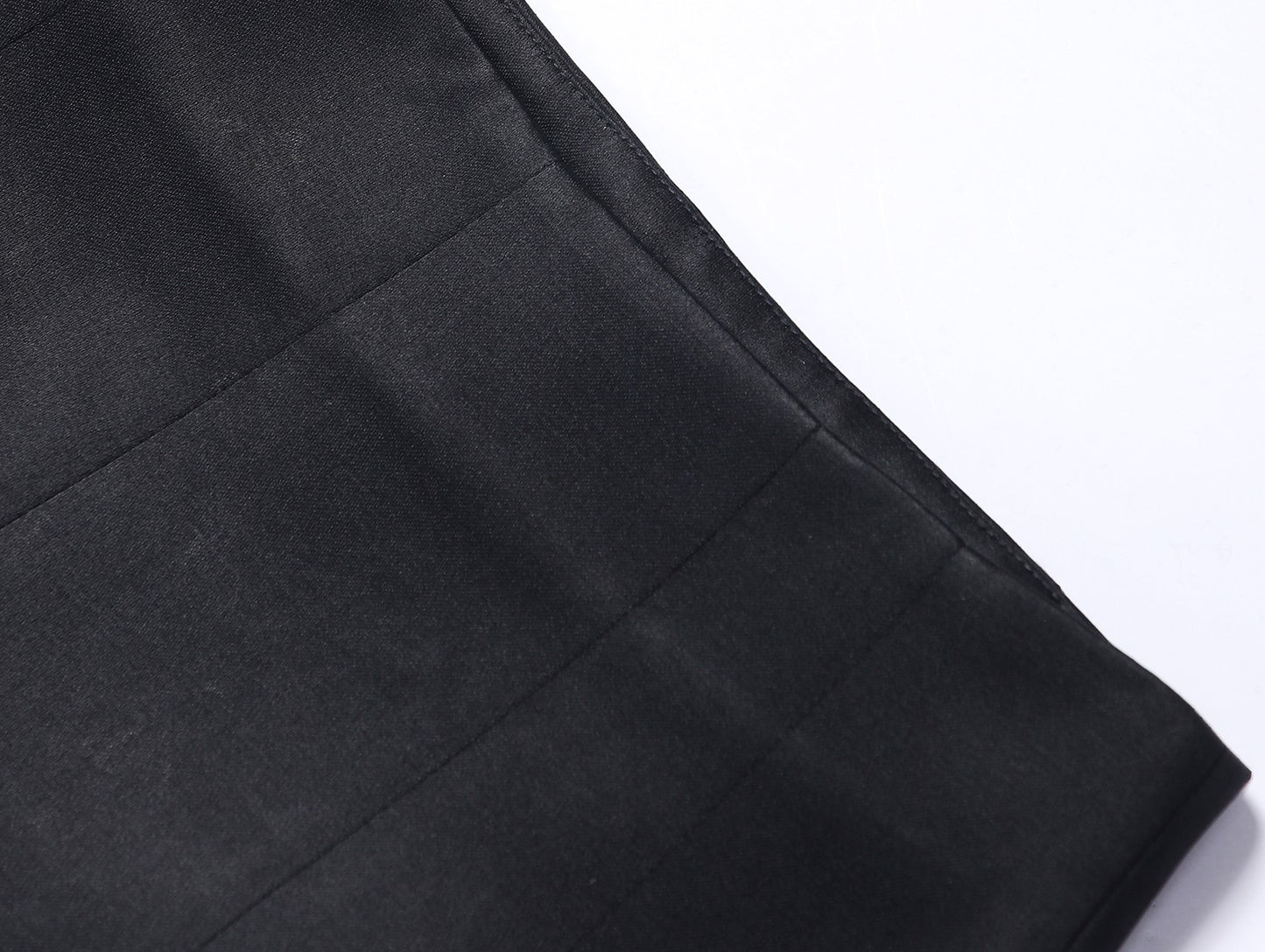 WANGXO | Double-Sided Satin High-Waisted A-Line Shorts -LANA.