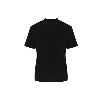 TUYUE slim crew neck casual top - BRENT.