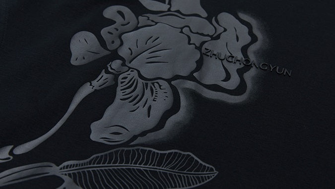 ZHUCHONGYUN short-sleeved loose casual cotton straight dress -SAM.