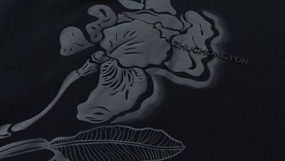 ZHUCHONGYUN short-sleeved loose casual cotton straight dress -SAM.