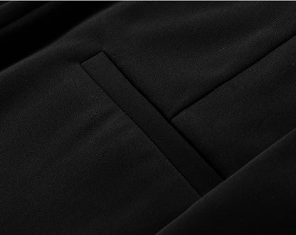 WANGXO | Flat Draped CE-Style Supermodel-Proportioned Retro Flared Pants -RUEI