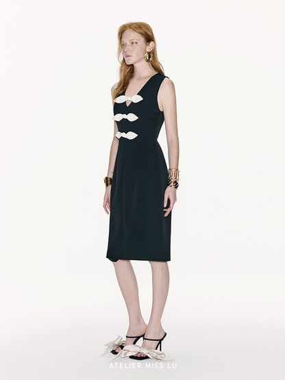 ATELIER MISS LU Spring And Summer Ribbon Waist Sleeveless Dress - ARTHUR.