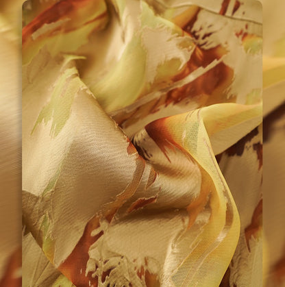 HECO Chinese National Style Burning Flower Slightly Transparent shirt- STROK.