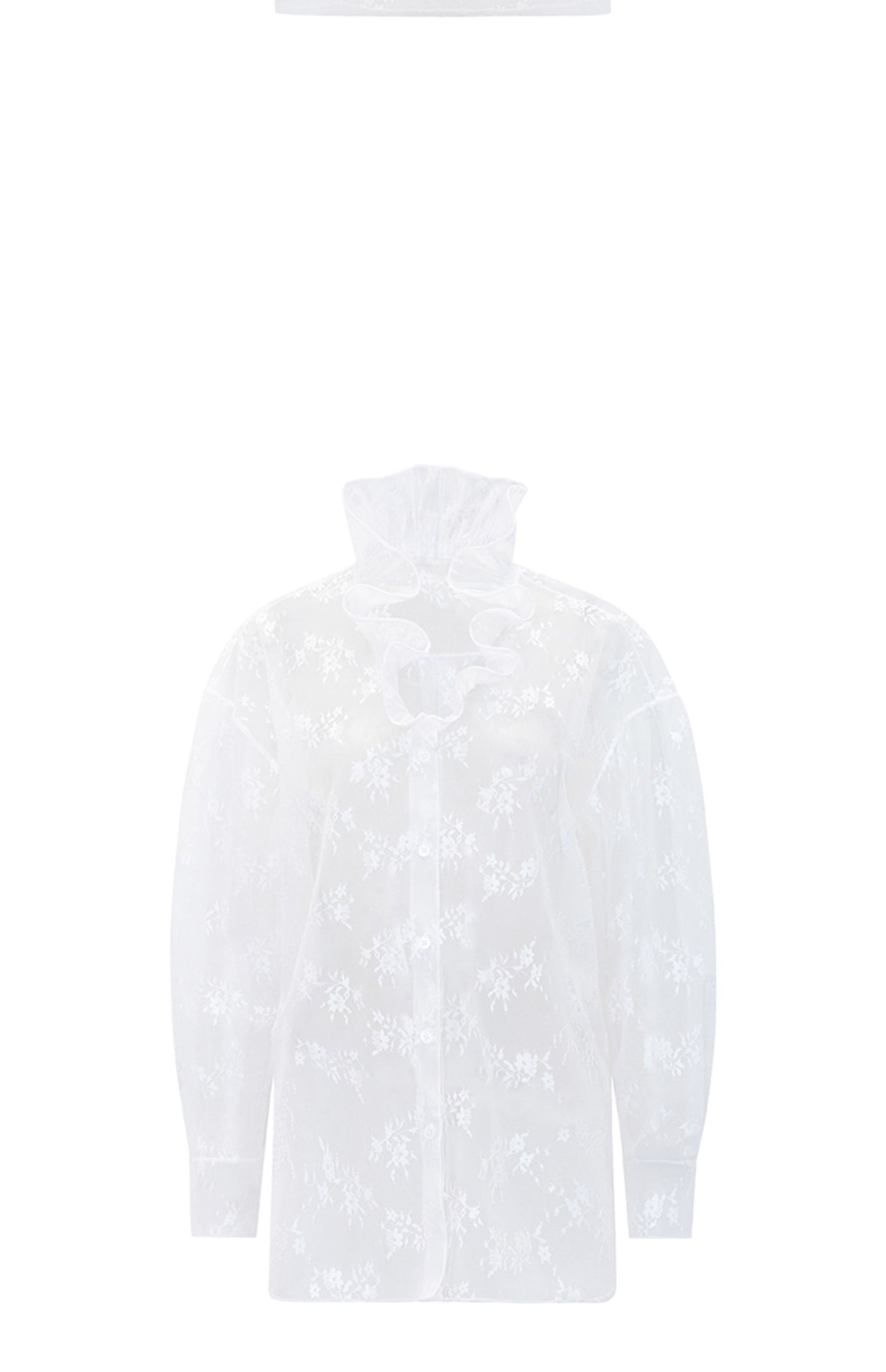 M essential Mackay designer label Jinghui embroidered lace-up trim collar - BABE.