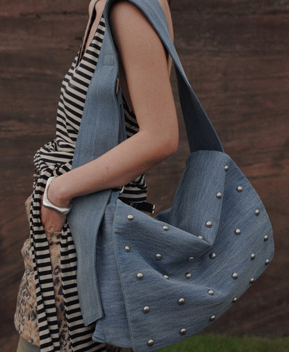 IUBALLET Starfall Large capacity premium leather crossbody bag - SHADE.