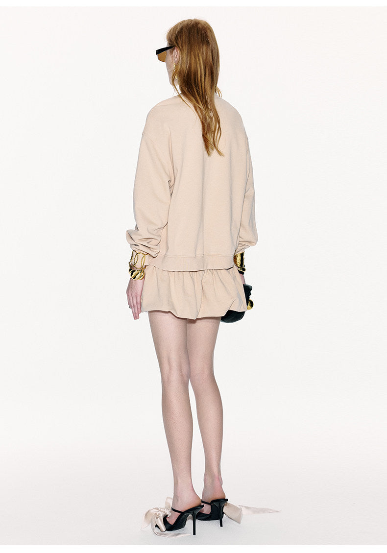 ATELIER MISS LU Rabbit Ears Design Silhouette Sweatshirt - LEWIS.