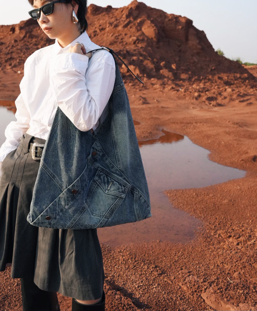 IUBALLET One-Shoulder Hobo Large Bag - GROWN.