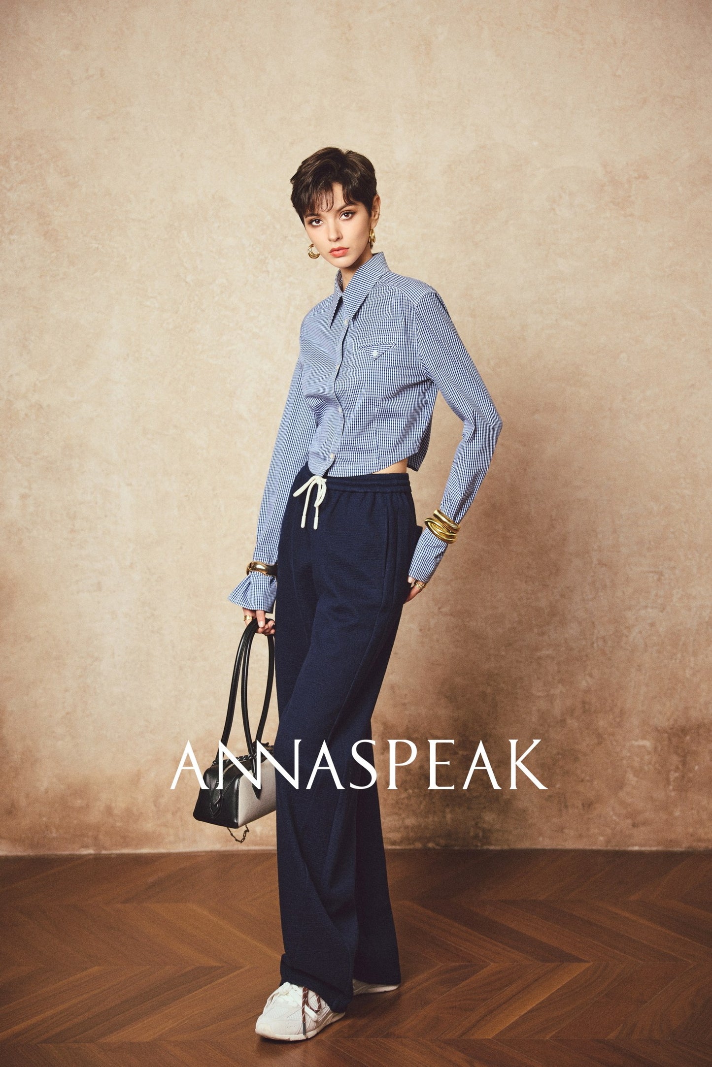 ANNASPEAK sweatshirt banana pants set-CHRIS.