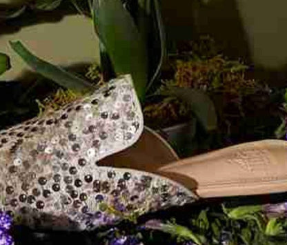 B-FEI sheepskin flat heel pointed toe slippers-HAUN.