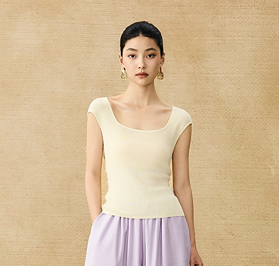 HECO Acetate High Waist Wide-leg Pants - TREY.