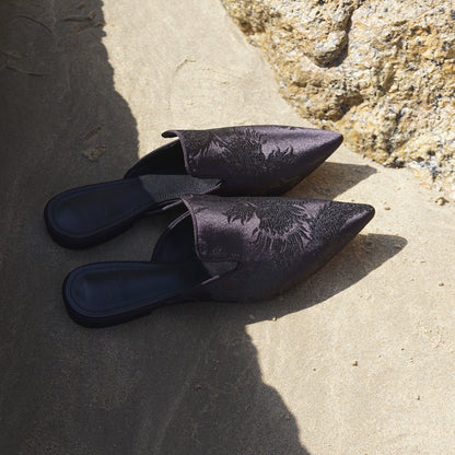 B-FEI limited edition pointed flat slippers-SHINO.