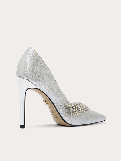 Lily Wei [Light Seeker] silver tassel banquet heels, elegant temperament, versatile pumps-ADELE