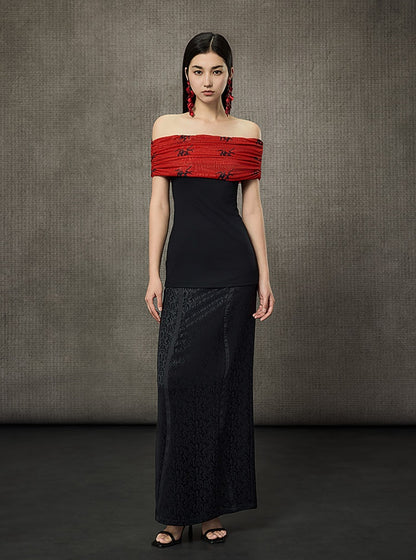HECO Summer Sleeveless Ruched Bardot Top - LEARN.
