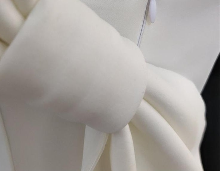 DOLLY Luxury Halter Neck Sleeveless Backless Big Bow Dinner Dress-PELA