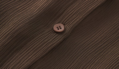 ZHUCHONGYUN Mulberry Silk Loose Sheer Sleeves Long Dress-ORITZA.