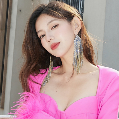 DOLLY High End Blue Diamond Earring-JUA