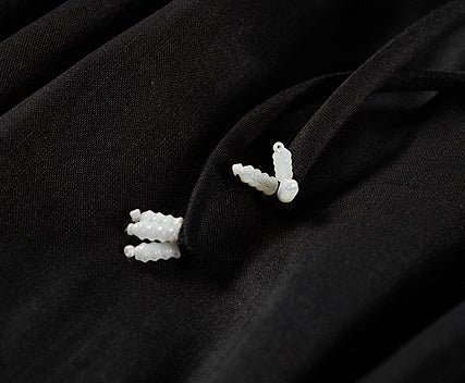 COMME MOI beaded embroidered suspender off-shoulder crop top - SUTTON.