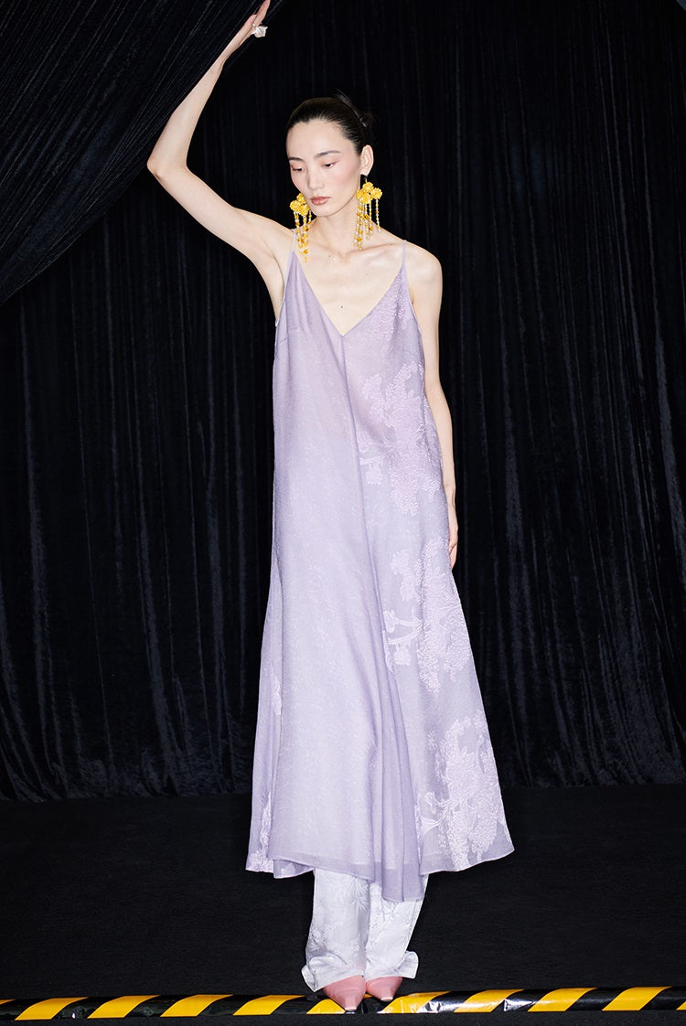 M essential Mackay designer taro jacquard silhouette placket shirt - JESSY.