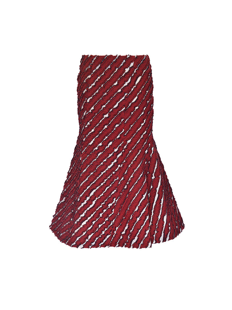 M essential Mackay designer embroidered lily of the valley quilted coat skirt set - nine.