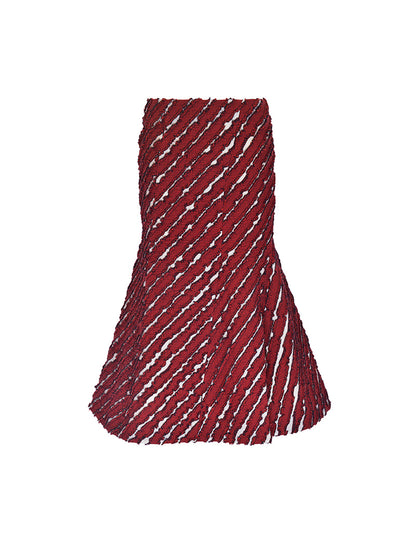 M essential Mackay designer embroidered lily of the valley quilted coat skirt set - nine.