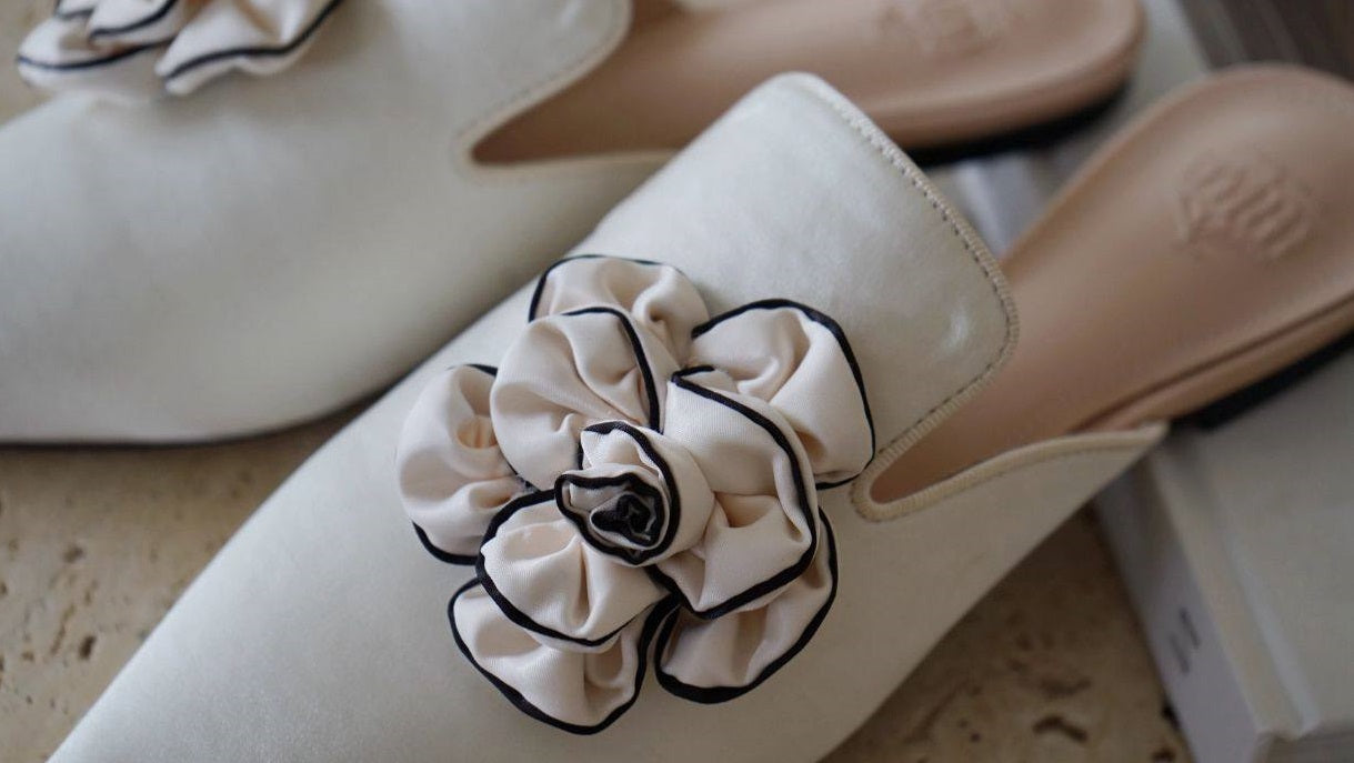 B-FEI pointed white mules lazy women's half Shoes-ASHOY.
