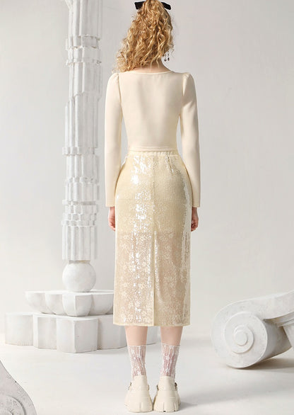 CHECOCRE New Butterfly Age Commuter Straight Skirt - DEXTER