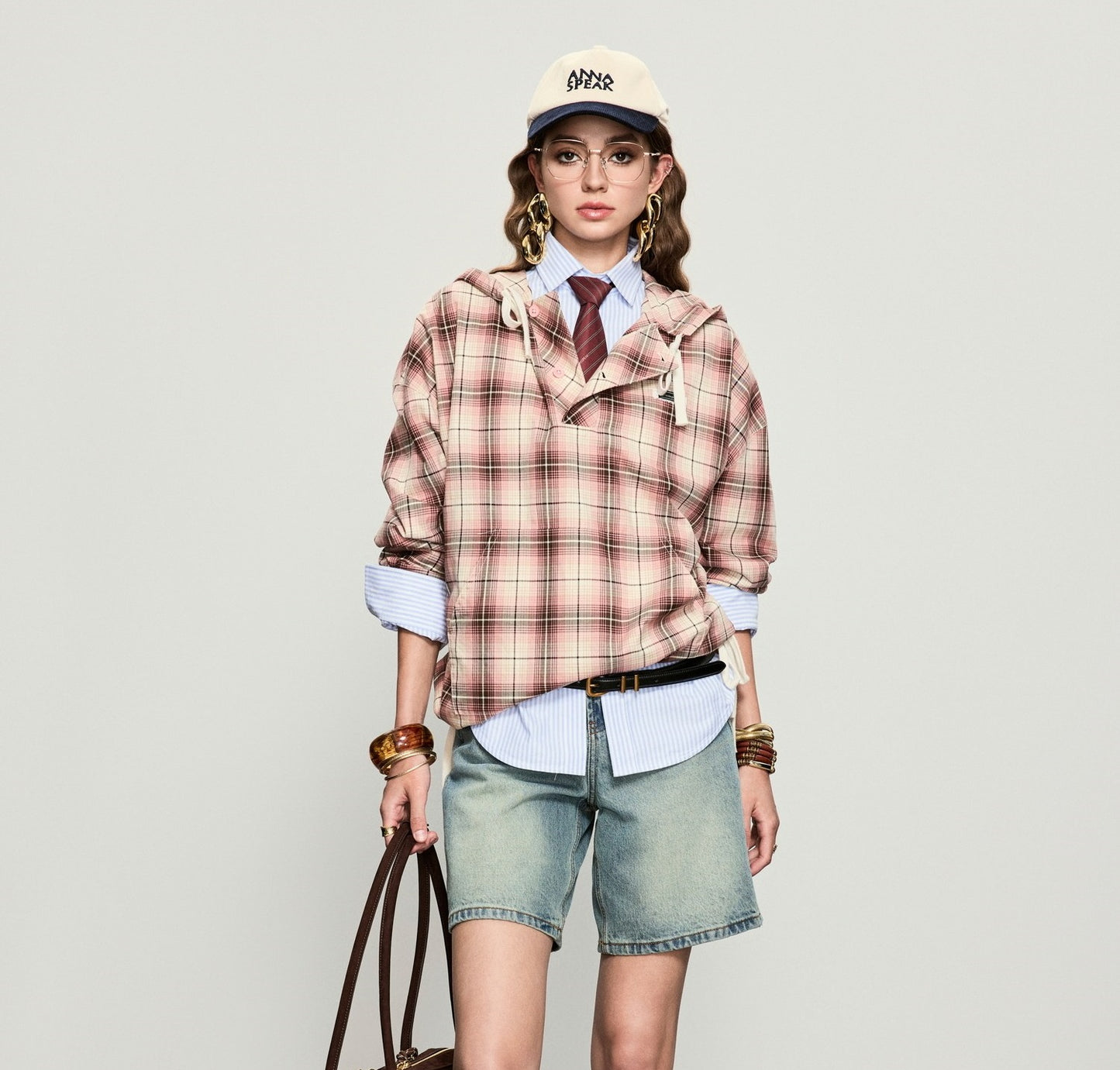 ANNASPEAK Vintage Hooded Loose Cotton Sweatshirt-ROX.