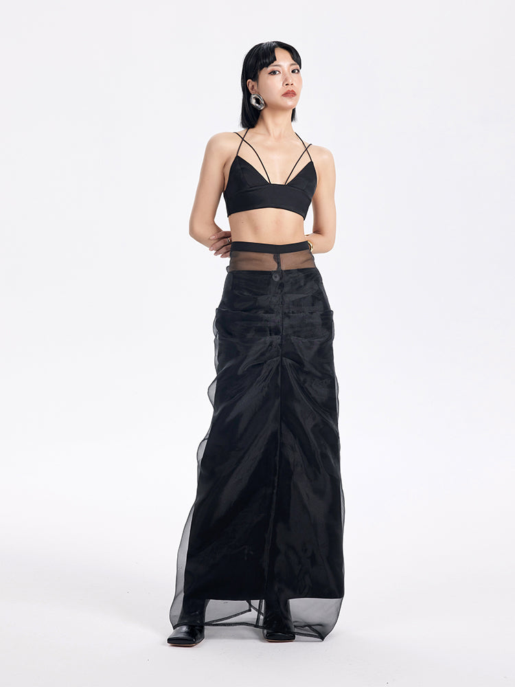 TINY IN thai halter neck deep v strap bra- ARON