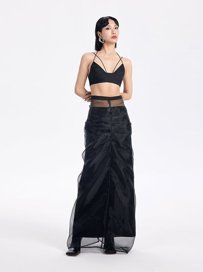 TINY IN thai halter neck deep v strap bra- ARON
