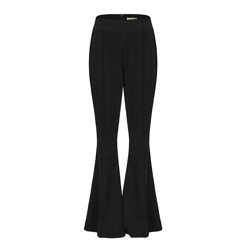 ATELIER MISS LU Retro Modern Long-legged Flared Pants - APOLLINE.