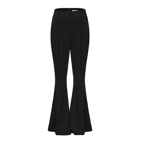 ATELIER MISS LU Retro Modern Long-legged Flared Pants - APOLLINE.
