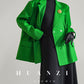 Huanzi custom-made Australian wool hand-sewn double-sided autumn winter short coat - Sakka
