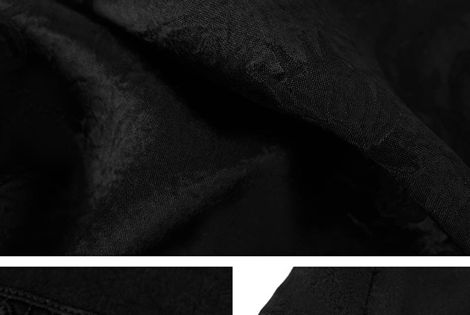 HECO Chinese diagonal placket buckle cool lion jacquard sleeveless top - CONNECT.