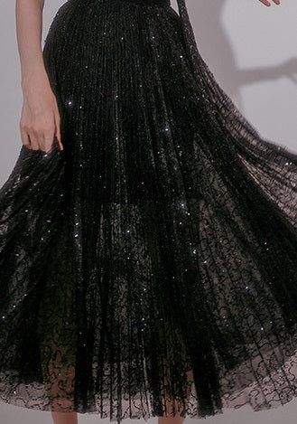 Wardrobes by Chen High End Black Halter Neck Sleeveless lbd Cocktail Dress-Blackie