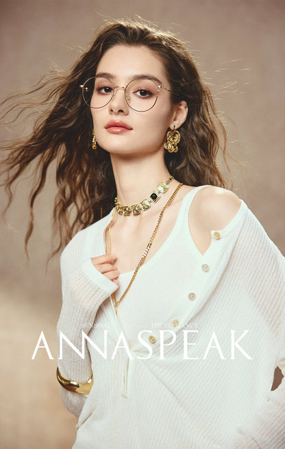 ANNASPEAK slimming knit vest set-AQAR.