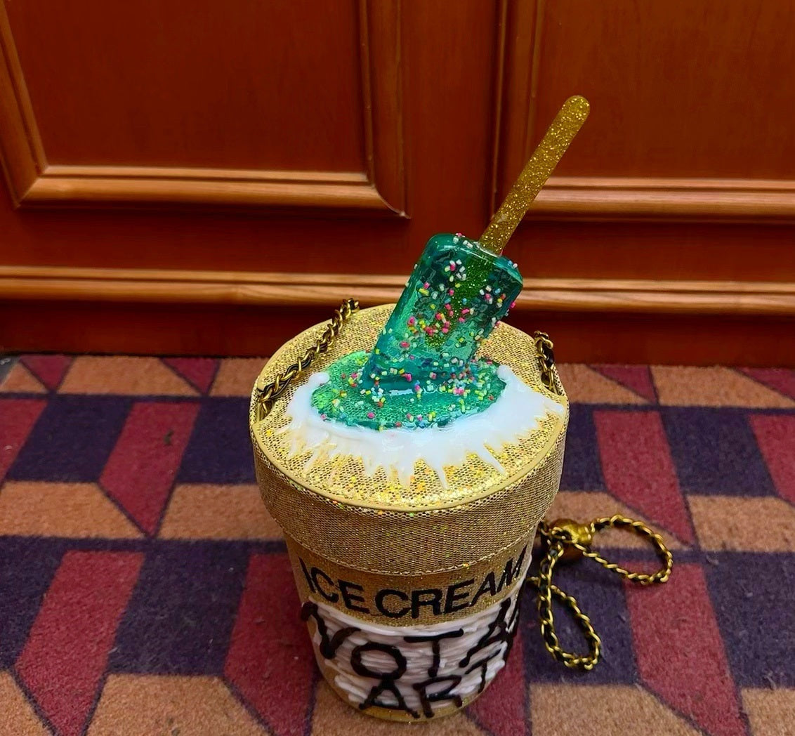 NOT AN ARTIST Dessert color aesthetics  jelly texture popsicle melt bucket bag - SHADE