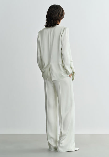 COMME MOI Commuter Double-Breasted Straight Suit - RABBAI.