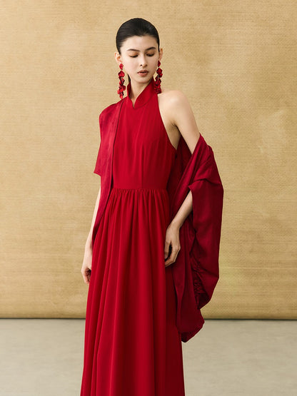 HECO Chinese style loose shirred shawl jacket summer travel sunscreen shirt - SQUAD.