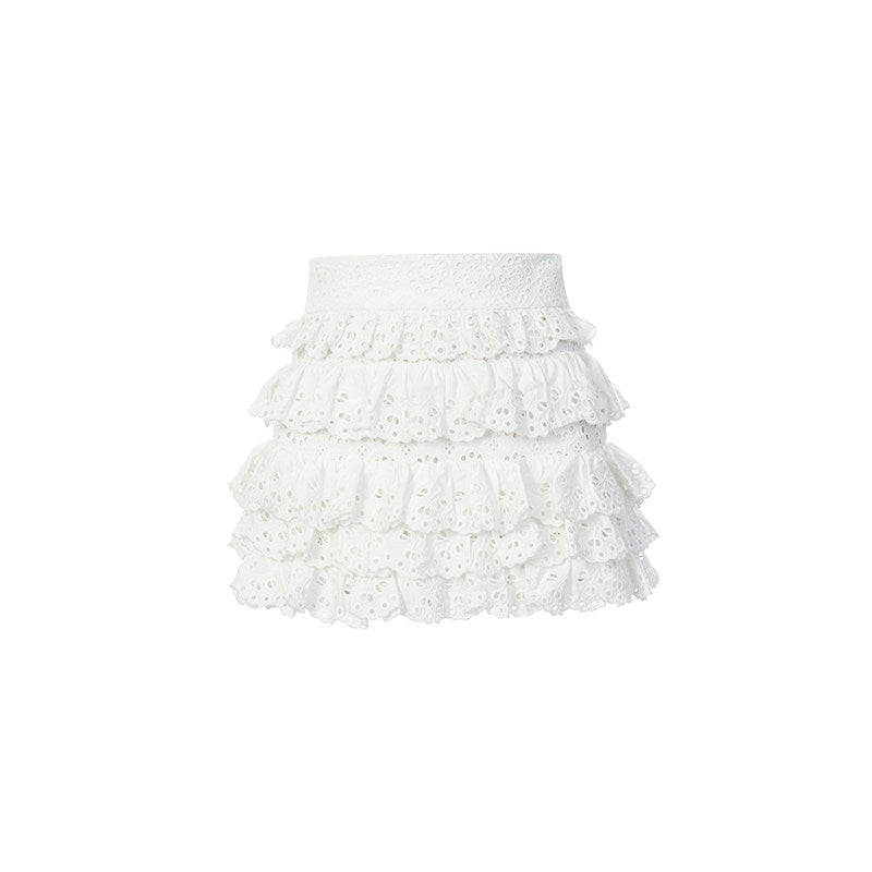 FAME Lafim Madeira Rococo embroidered cake skirt - EVERLY