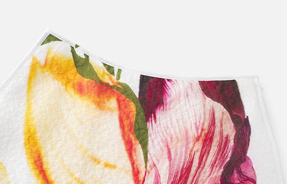 ZHUCHONGYU floral A-line airy printed skirt and top outfit set-ANZU.