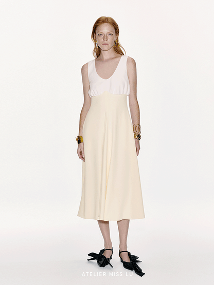 ATELIER MISS LU Super High Waist Curve Receiver Waist Dress - AUTOMA.
