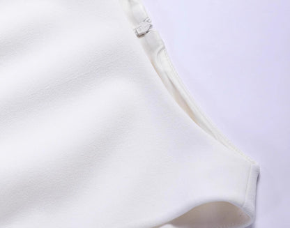 WANGXO | Boat Neck Cinched Waist & Flowing Umbrella Hem Dress  MARCELINE.