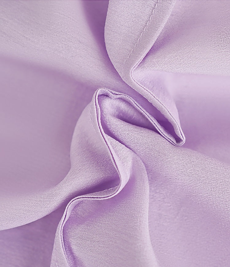 HECO Acetate High Waist Wide-leg Pants - TREY.