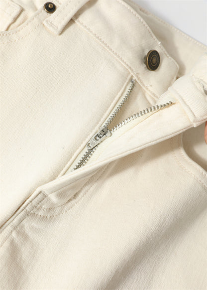 PIAOIN Cashmere Waxy Velvet Thickened Women's Jeans Versatile Slim Pants-CENA