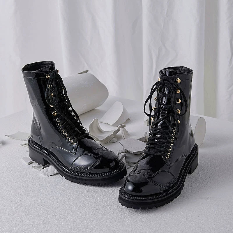 B-FEI street British style motorcycle boots-CARTY.