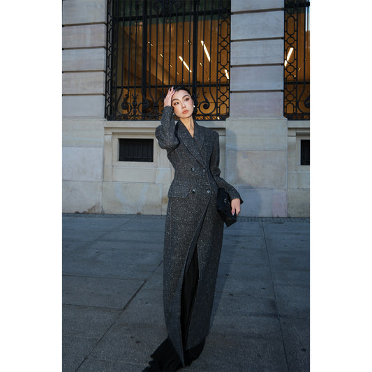MEI SANGUAN reversible woolen coat - MANNY